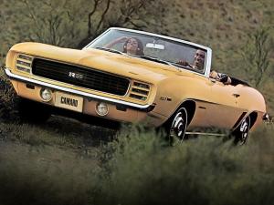 Chevrolet Camaro RS 327 Convertible 1969 года